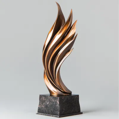 bronze metal award trophy