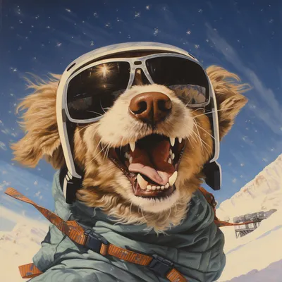 Canine Capers and the Art of Being Too High for Skiing --s 250