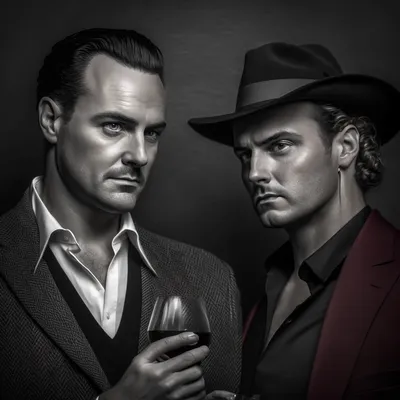 https://s.mj.run/RFqR0OtcFF8 mafia boss, lovers, film noir, hyper realistic photograph, portrait, --v 4