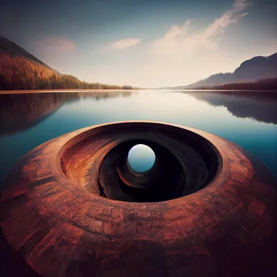 giant drain in a lake --upbeta --test --creative