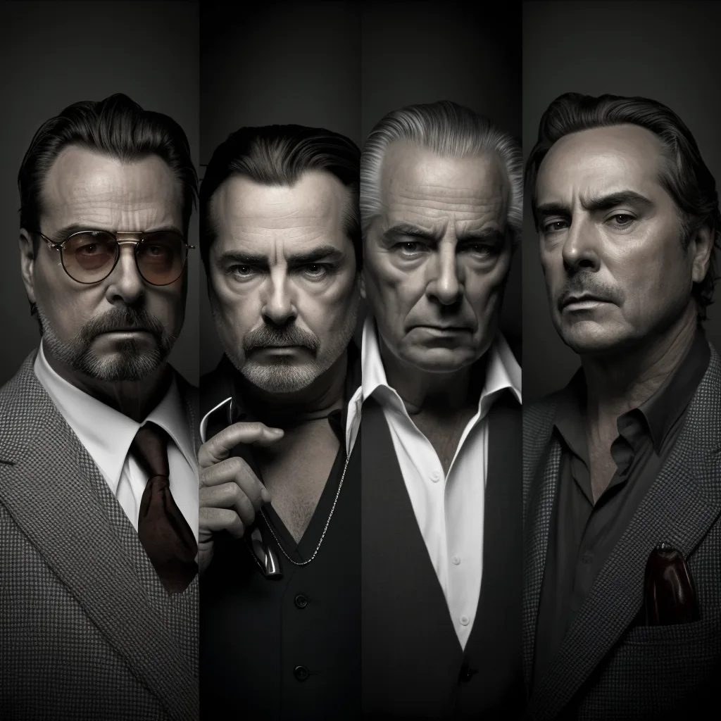 https://s.mj.run/l2CJsICbDTc geriatric mafia bosses, film noir, hyper realistic photograph, portrait, masculine, --v 4