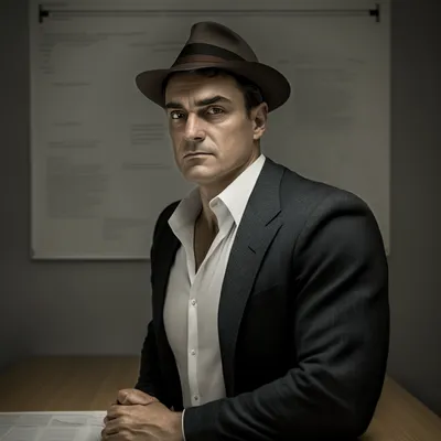 https://s.mj.run/taMwVkzhjCA mafia boss, film noir, hyper realistic photograph, portrait, --v 4