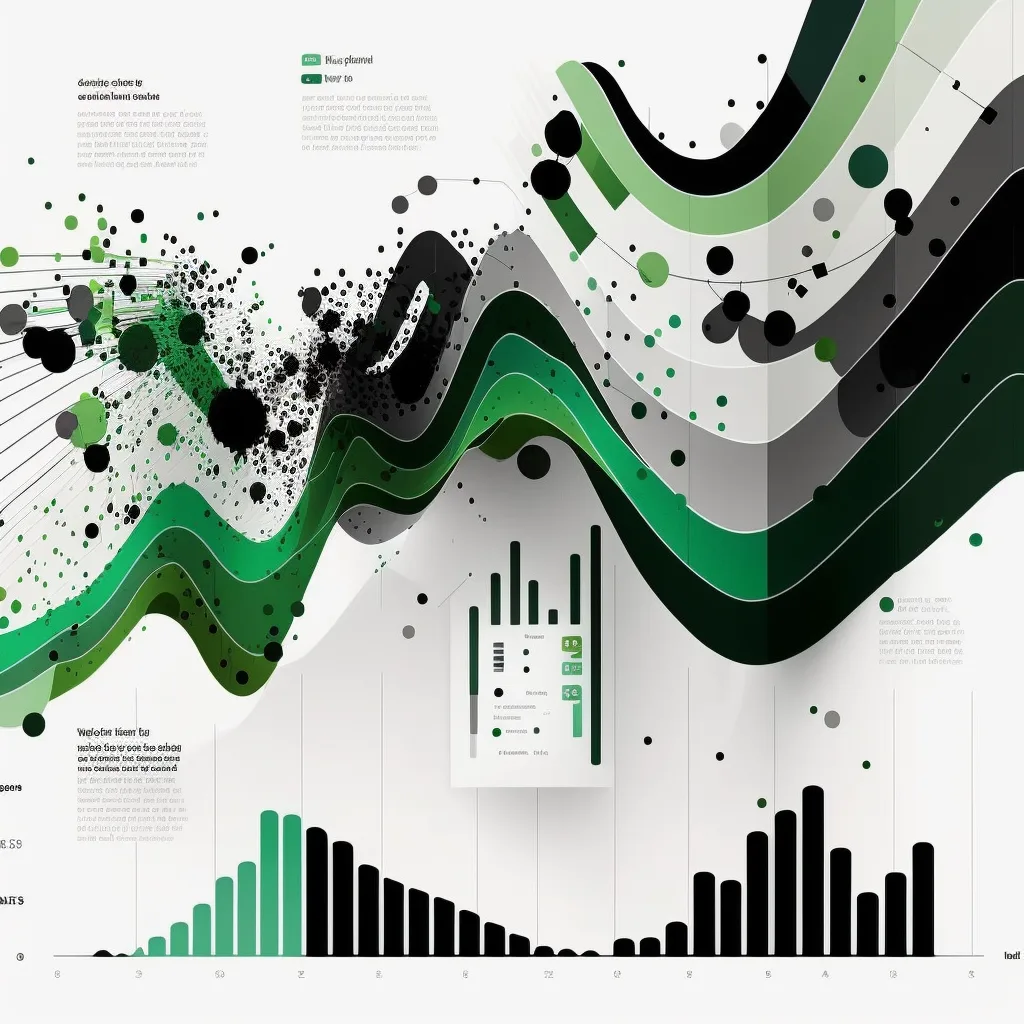 A curiously fast, interactive analytics & data visualization product for large datasets, visualization, black lines, whi