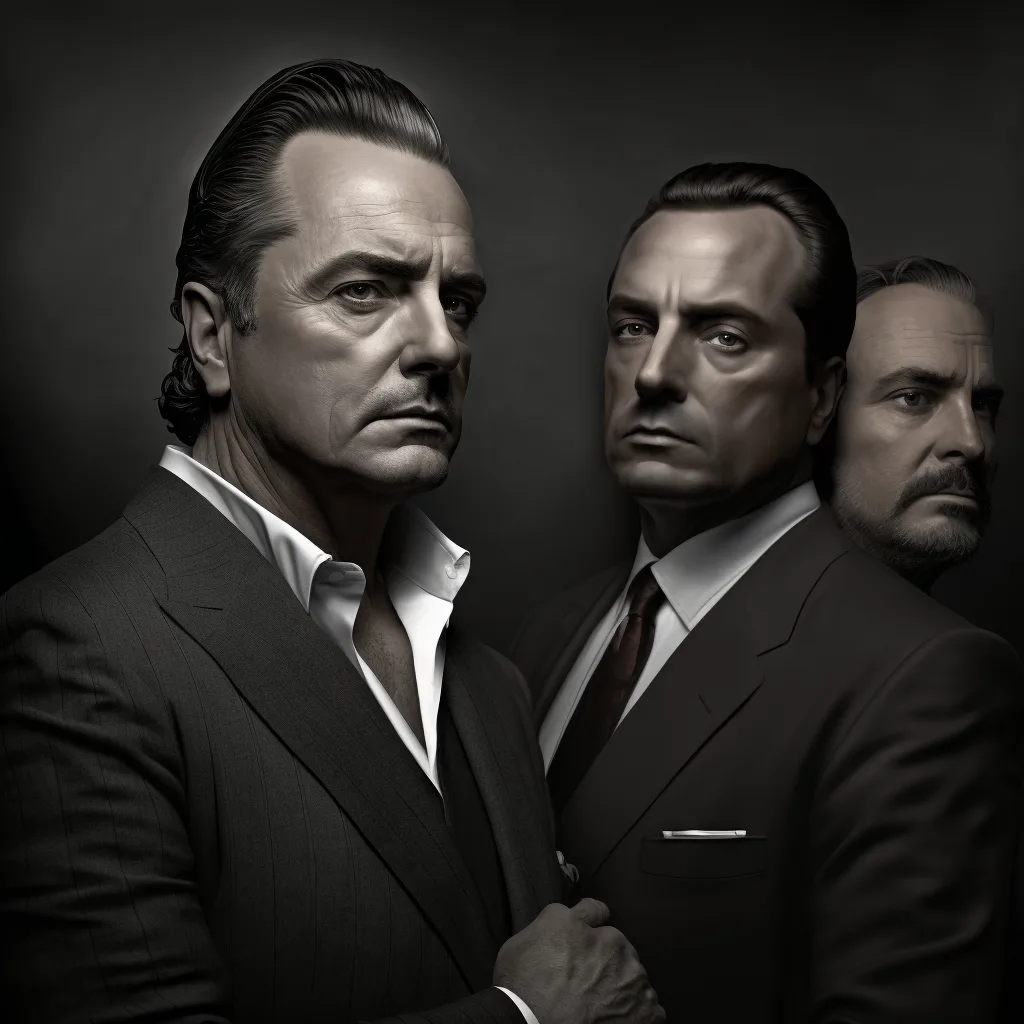 https://s.mj.run/l2CJsICbDTc mafia bosses, film noir, hyper realistic photograph, portrait, masculine, --v 4