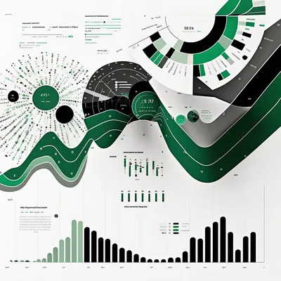 A curiously fast, interactive analytics & data visualization product for large datasets, visualization, black lines, whi