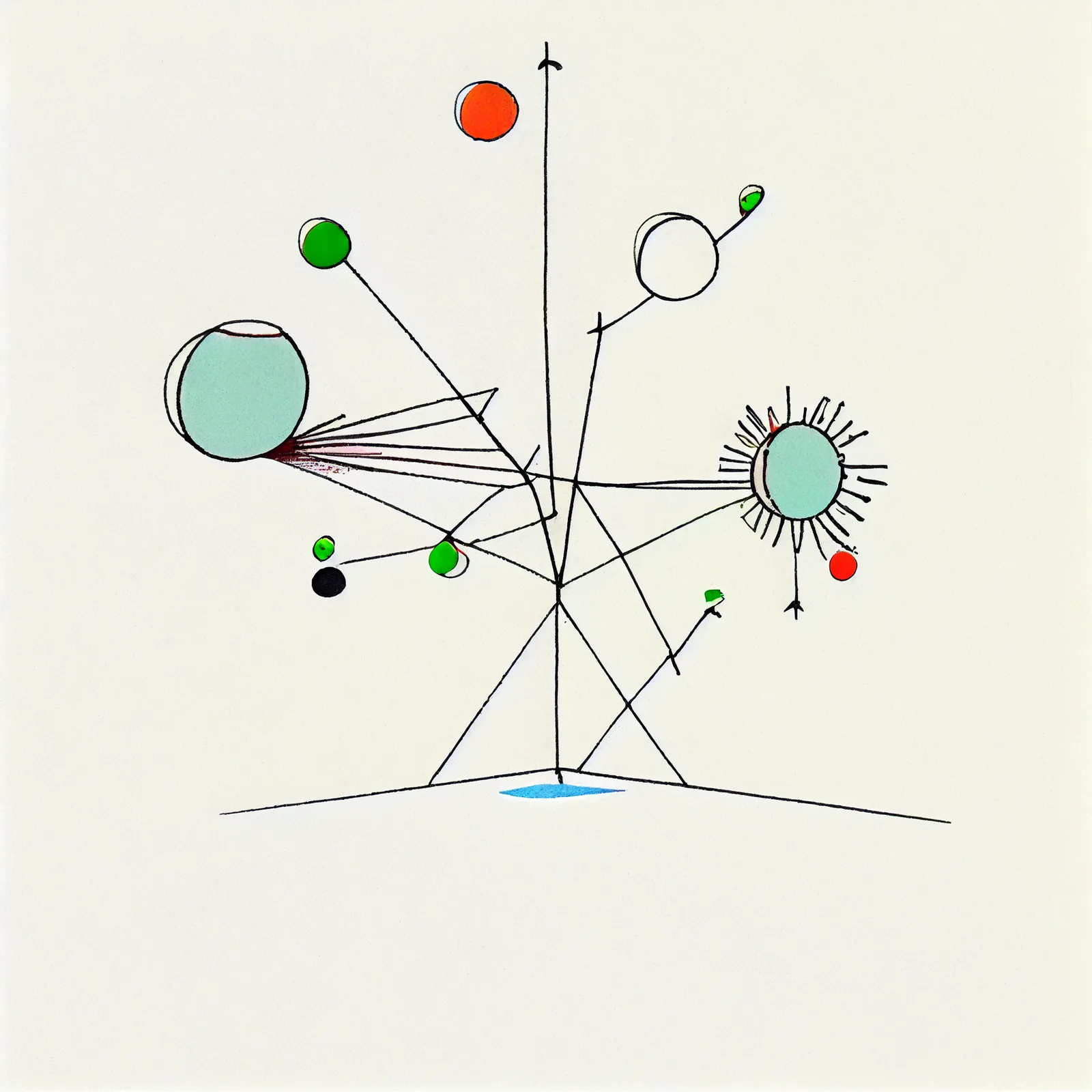 https://s.mj.run/Q_R_P0edHes complicated diagram, simple shapes, line drawing, white background, impossible machine that