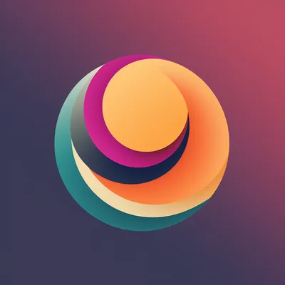 looking practice, logo, simple shapes --s 250