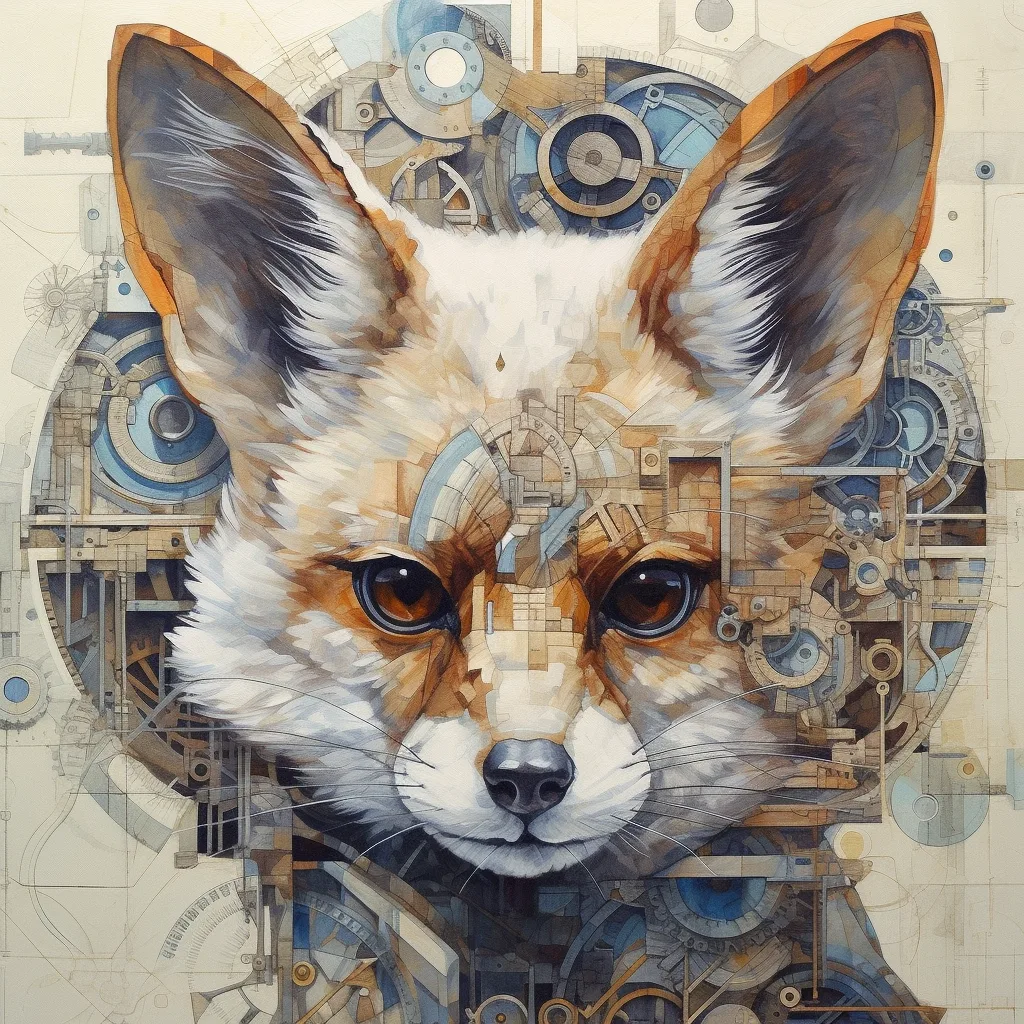 portrait of an animal, Detail-oriented, Diligent, Perfectionist, Problem-solver, Analytical, Systematic, Reliable, Consi