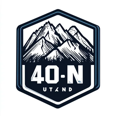 https://s.mj.run/ot_lGNv5NFQ Create a patch design featuring a stylized mountain illustration similar to the uploaded im
