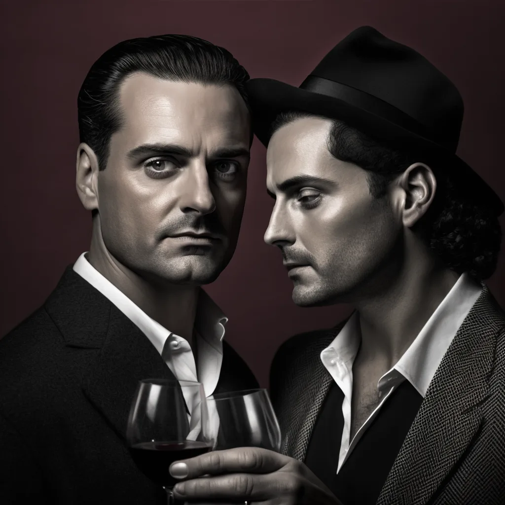 https://s.mj.run/RFqR0OtcFF8 mafia boss, lovers, film noir, hyper realistic photograph, portrait, --v 4