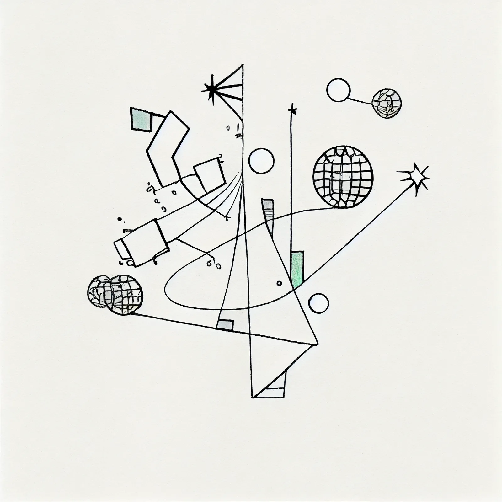 https://s.mj.run/Q_R_P0edHes complicated diagram, simple shapes, line drawing, white background --upbeta