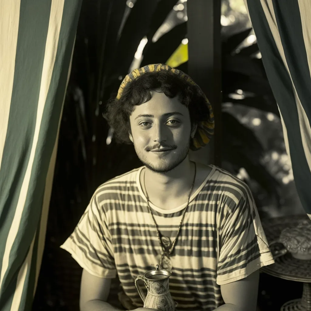 https://s.mj.run/E6nqoc9vN7I as a flute player in a tent 1920s, --v 4