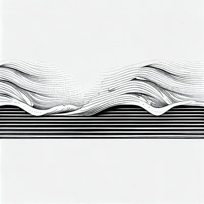 https://s.mj.run/6Q1jw45TJHI line drawing, white background, waves --upbeta