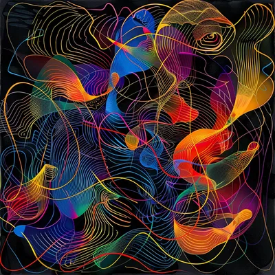 abstract, line art, colorful, Personalized Gaming Experiences