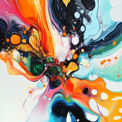 abstract art, dense data patterns, liquid, colorful, simple shapes