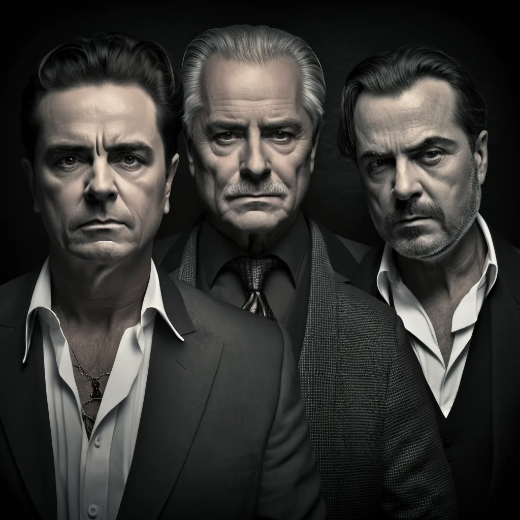 https://s.mj.run/l2CJsICbDTc geriatric mafia bosses, film noir, hyper realistic photograph, portrait, masculine, --v 4