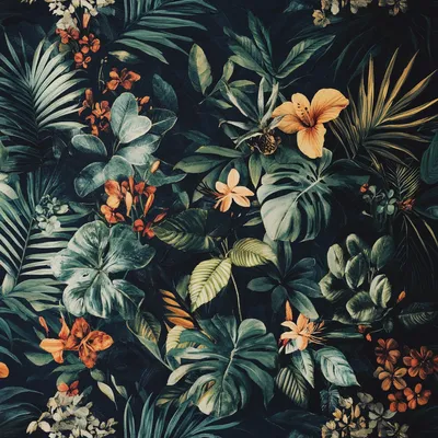 dark and tropical wallpaper