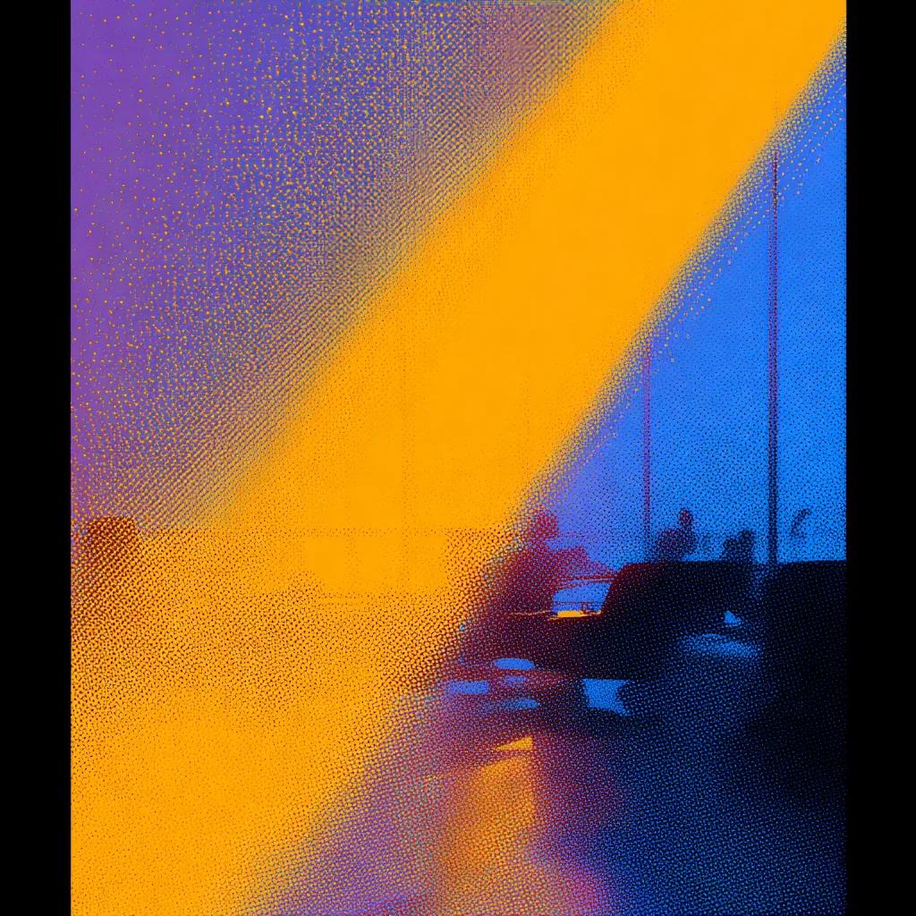 https://s.mj.run/EOWtC1-ZySo https://s.mj.run/jOZqrEKj-d8 airy halftone gradients, dithering, abstract, office with peop