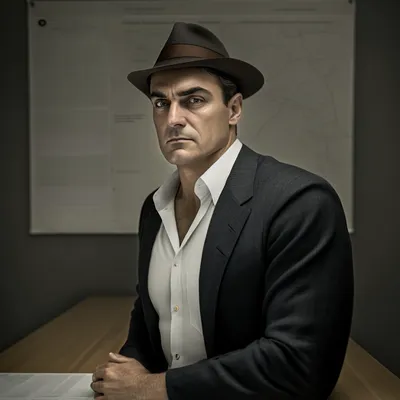 https://s.mj.run/taMwVkzhjCA mafia boss, film noir, hyper realistic photograph, portrait, --v 4