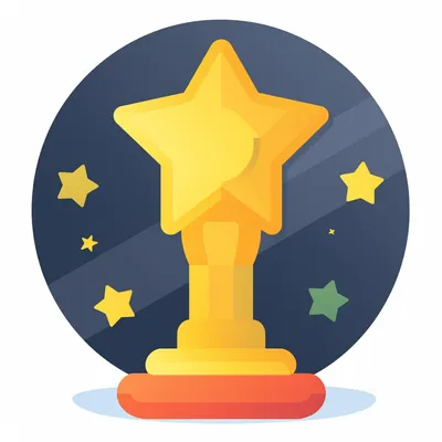 an award icon for an awesome communicator --upbeta --v 5