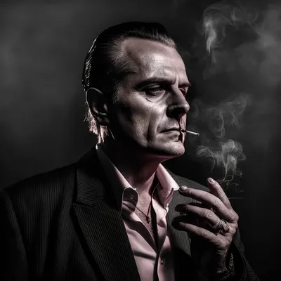 https://s.mj.run/4vK5mkcB_tw very old mafia boss, smoking, black and white photo, evil, --v 4
