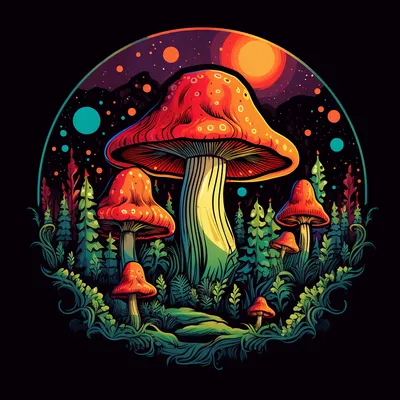 magic mushroom logo --upbeta