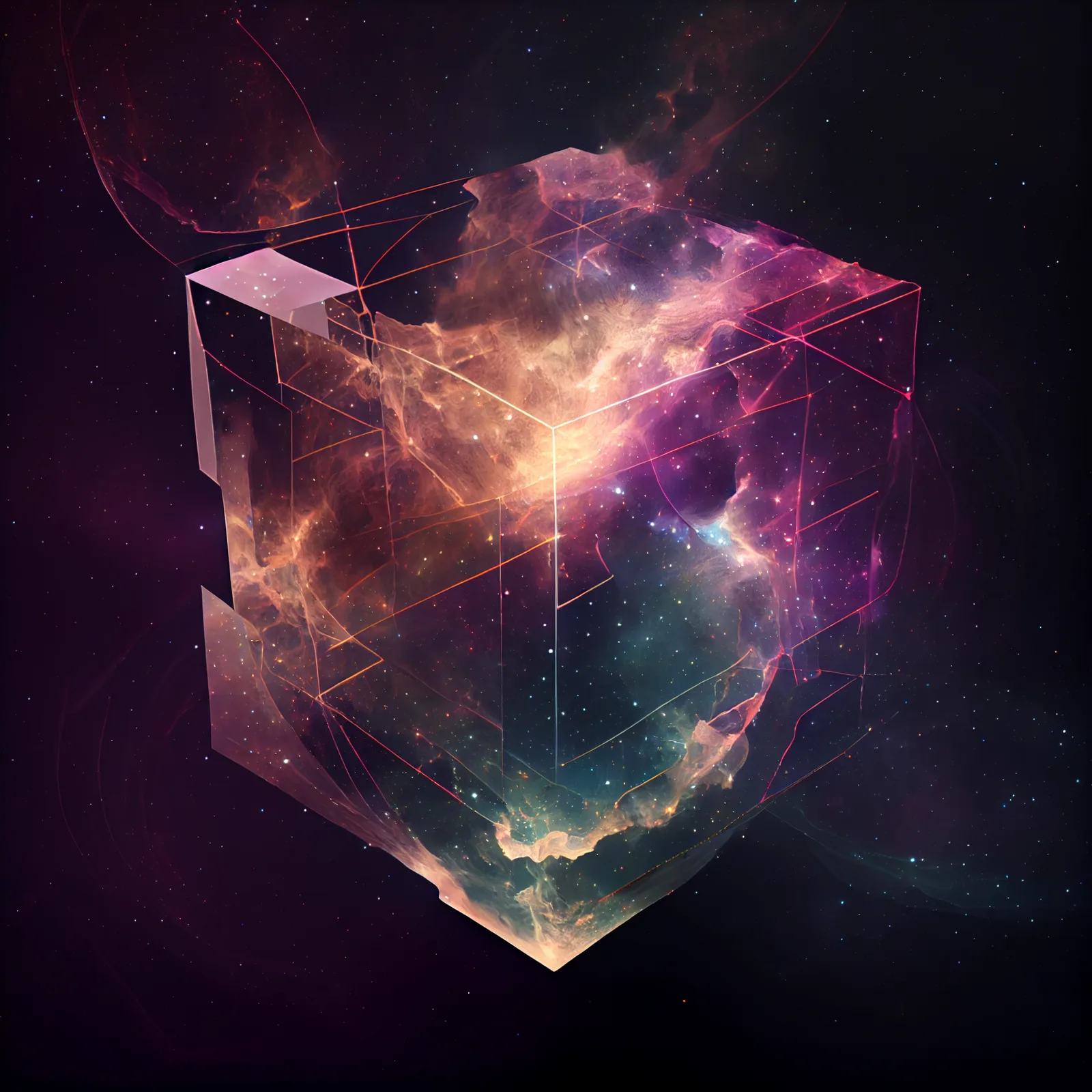 connecting to any data source, space, nebula, flat object --upbeta