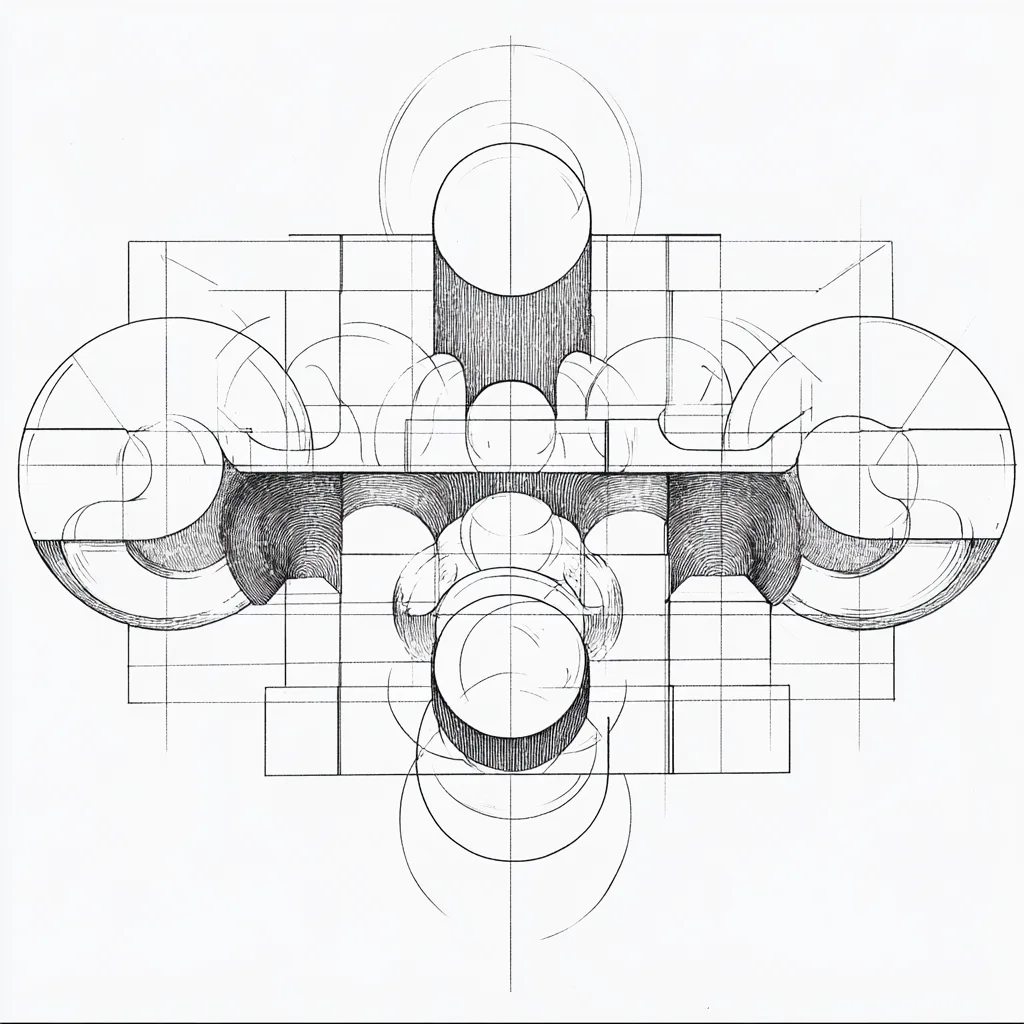 https://s.mj.run/HWS9Vh-5Tmk singularity, architecture drawing, elaborate, nebula, lines, simple shapes, complex