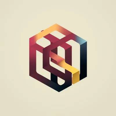https://s.mj.run/fxdYYvRpbAs, logo, cube, isometric --upbeta