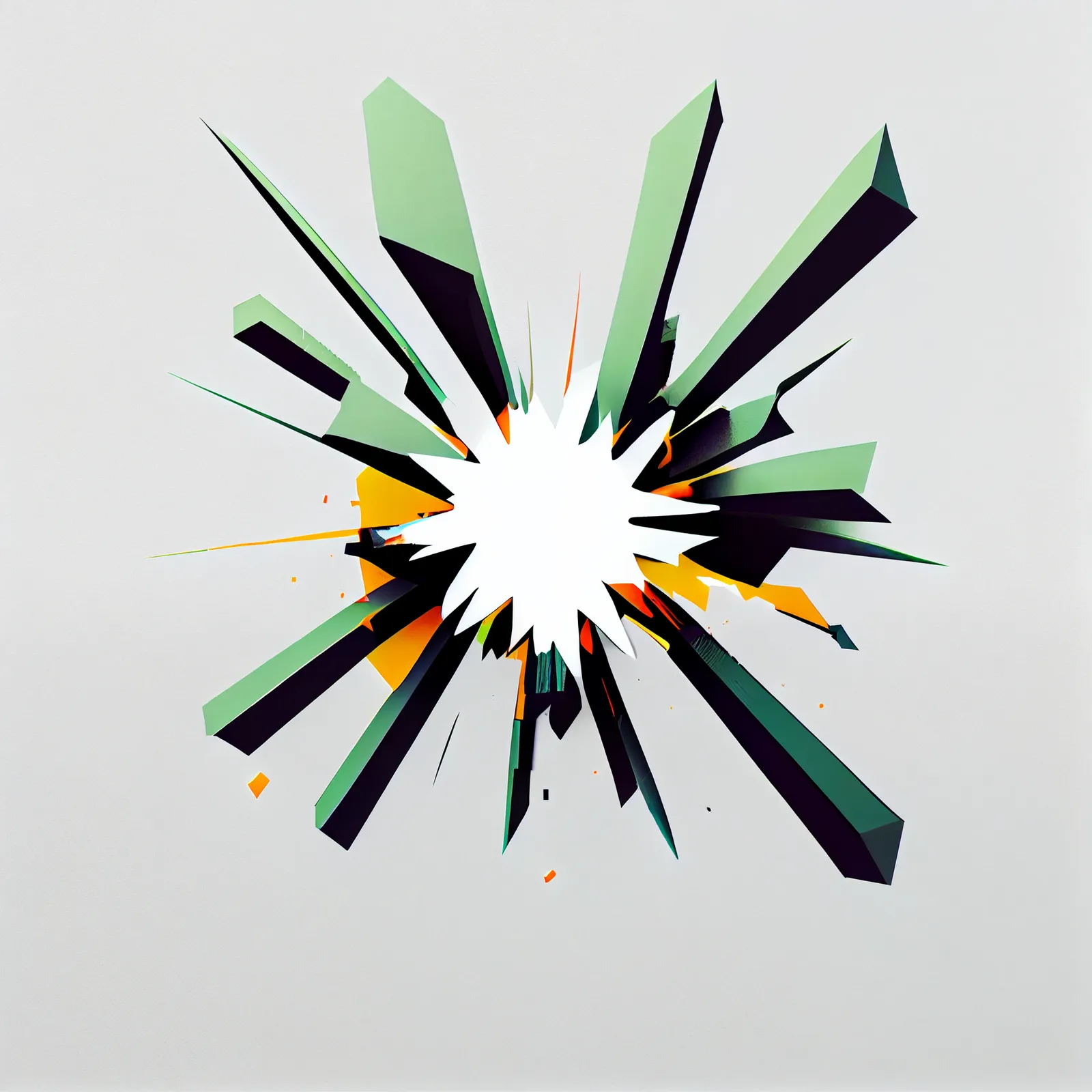https://s.mj.run/18NGC4Ofv5Y digital futurism, white background, simple shapes, dither, super nova, explosion --upbeta