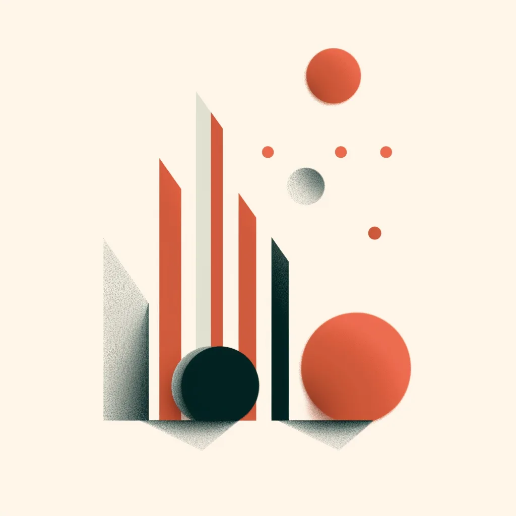 https://s.mj.run/fKSH_BsVmjU, new features, illustration, simple shapes --upbeta