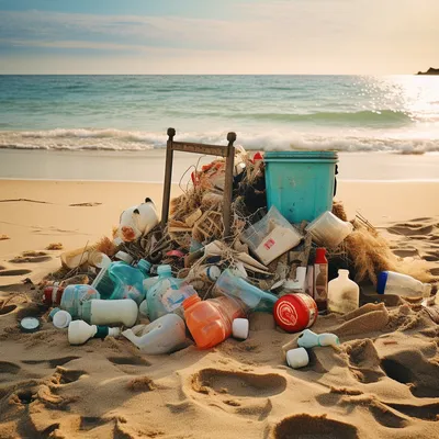 novelty beach trash --upbeta