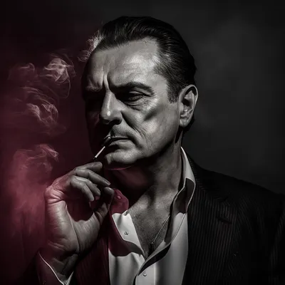 https://s.mj.run/4vK5mkcB_tw very old mafia boss, smoking, black and white photo, evil, --v 4
