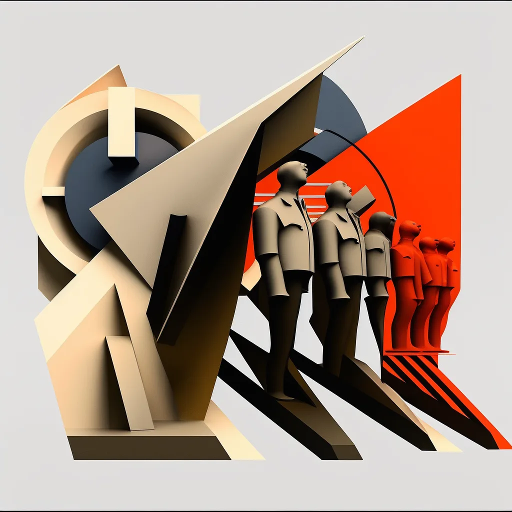 https://s.mj.run/Vu1BYzmsoE0 https://s.mj.run/eL-n-7brE6Q, Russian constructivist,--v 4