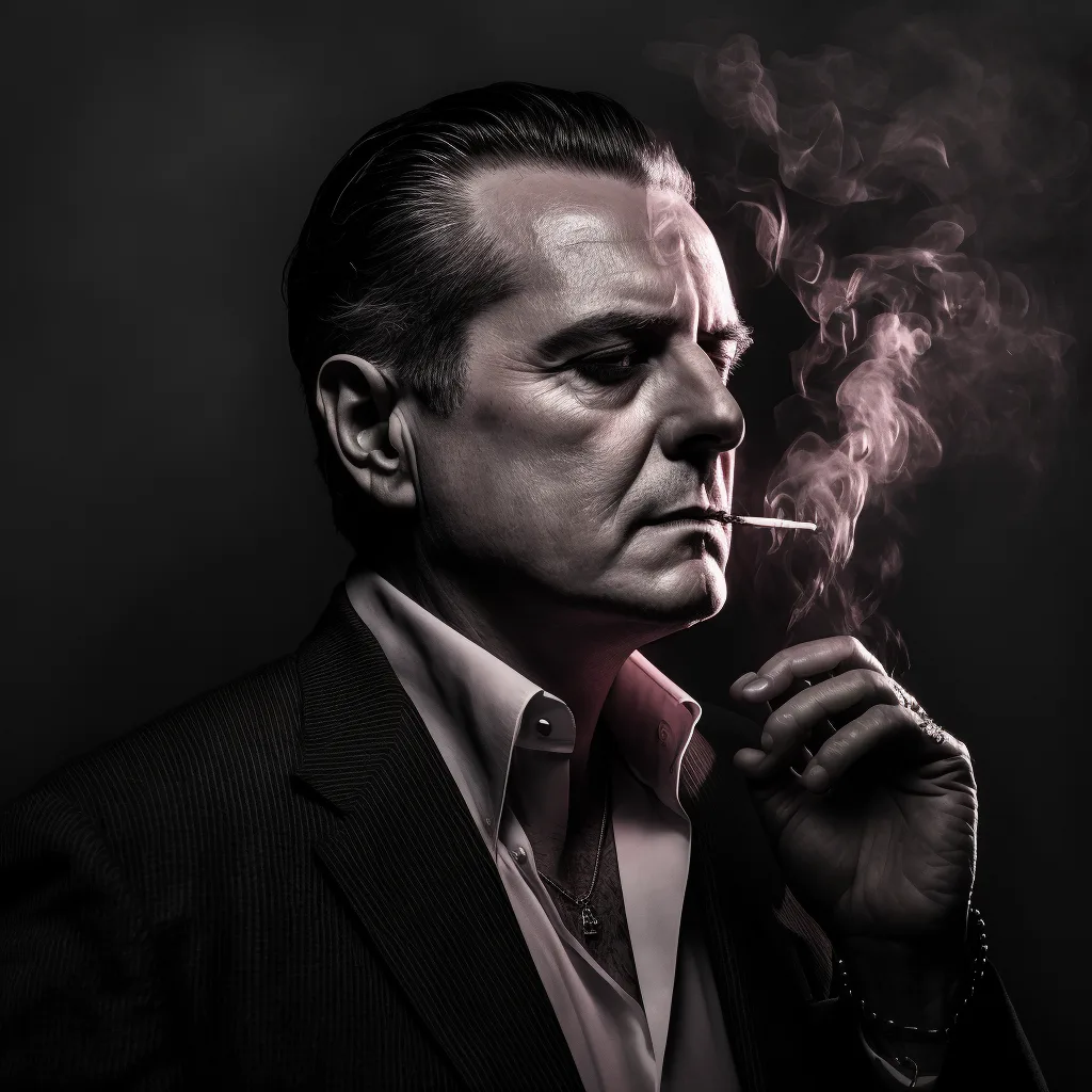 https://s.mj.run/4vK5mkcB_tw very old mafia boss, smoking, black and white photo, evil, --v 4