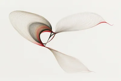 an abstract scientific specimen representing better choices: two graceful branching paths emerging from one precise cent
