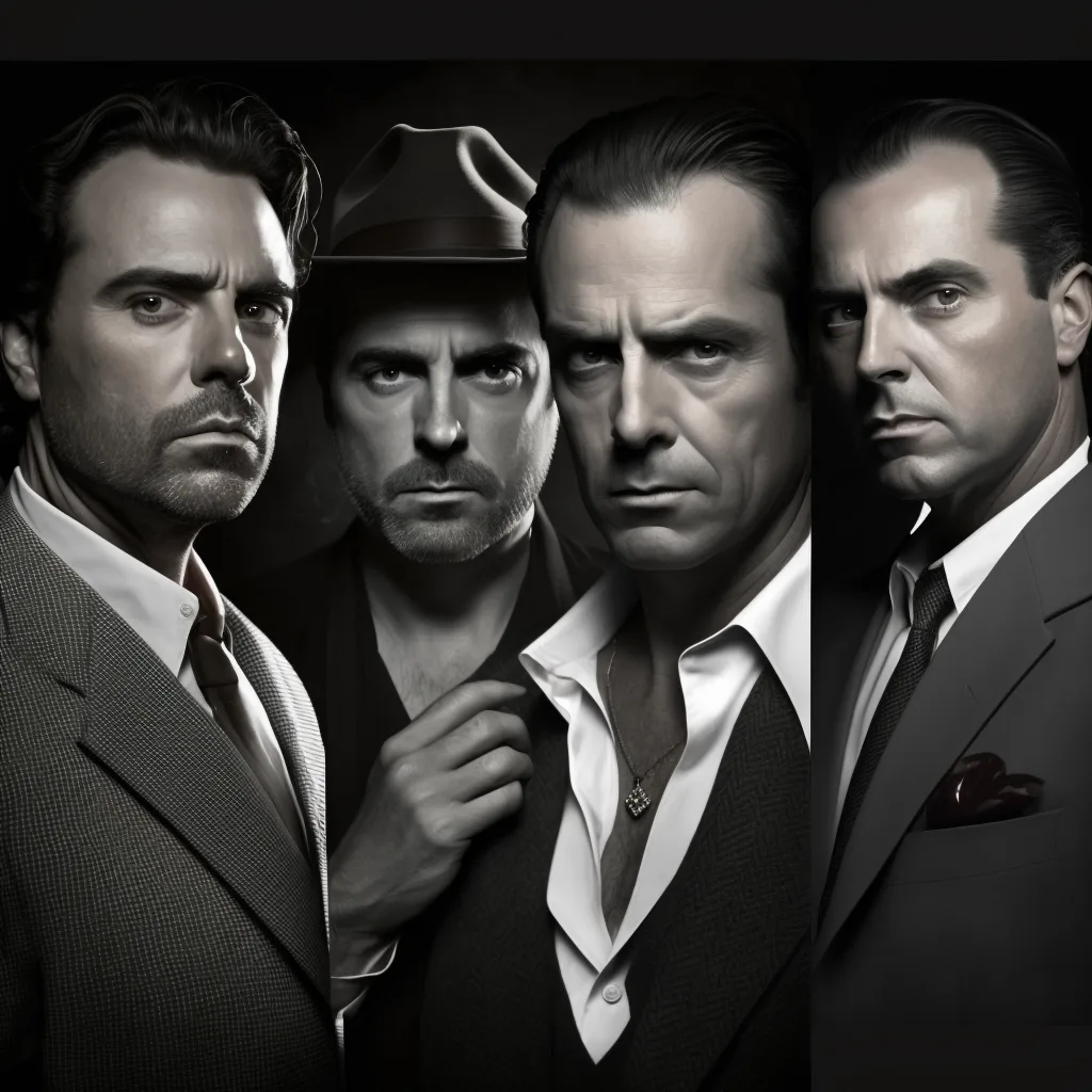 https://s.mj.run/l2CJsICbDTc mafia bosses, film noir, hyper realistic photograph, portrait, masculine, --v 4