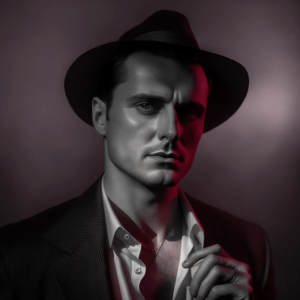 https://s.mj.run/4vK5mkcB_tw film noir, hyper realistic photograph, portrait, masculine, --v 4