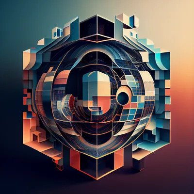 geometric digital futurism grid --upbeta