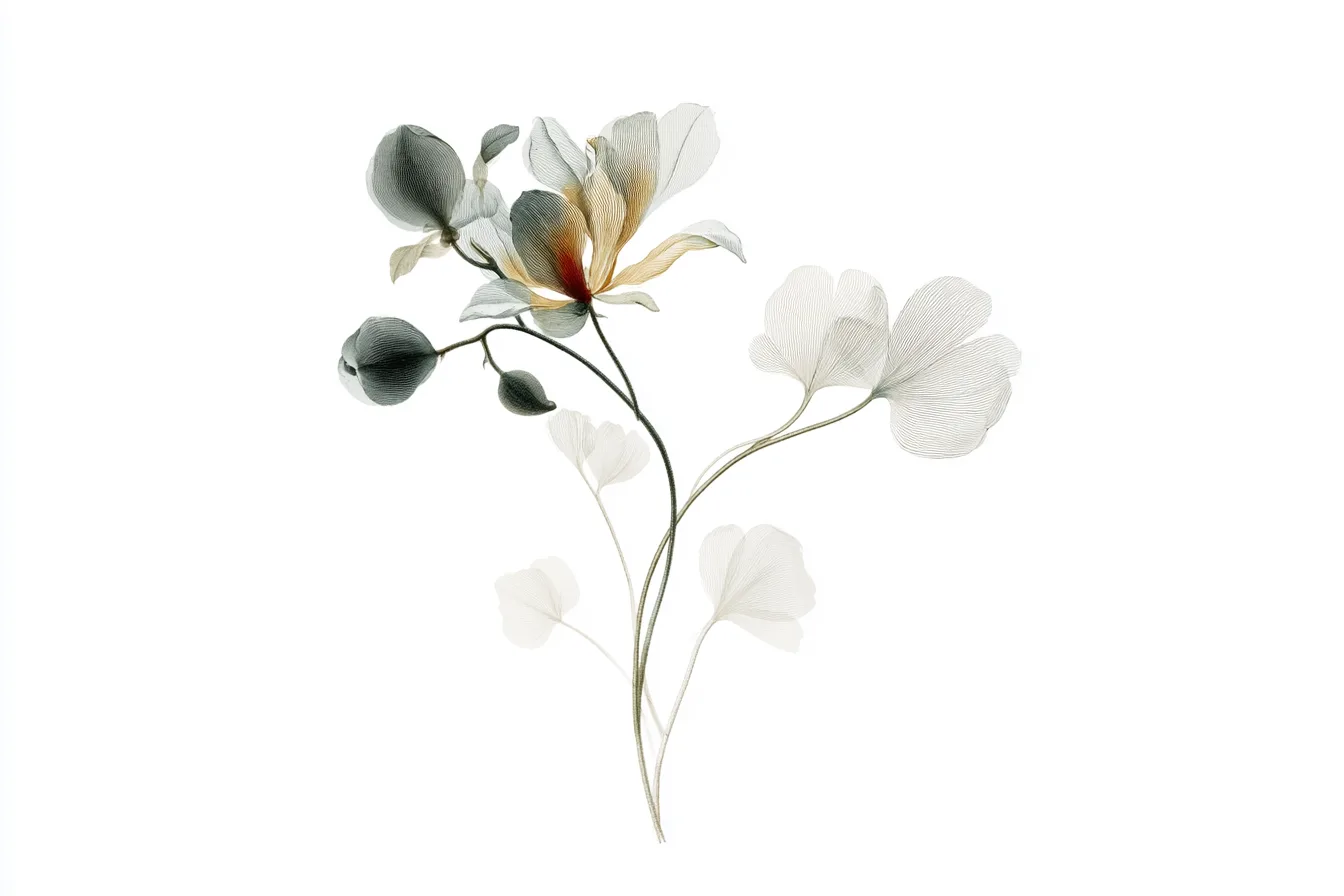 An imagined benevolent botanical specimen, an elegant adaptive flowering organism with the grace of a young magnolia, se
