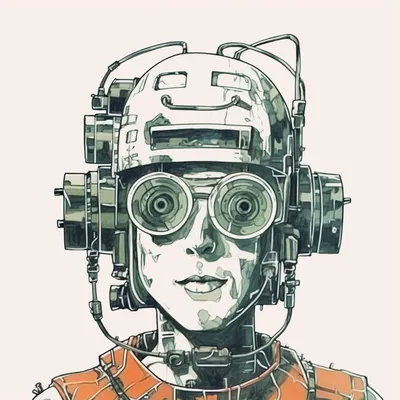 https://s.mj.run/-wL9BCQaS4o, Tsutomu Nihei, robot --upbeta