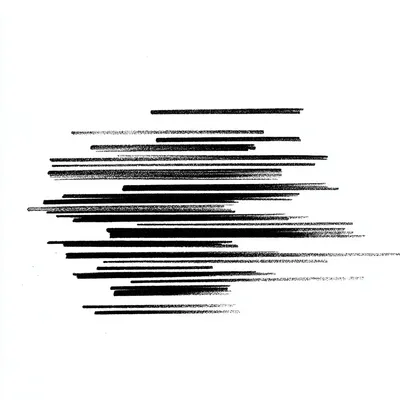 several floating horizontal lines in white space, minimal, minimalist black and white editorial illustration, high-contr