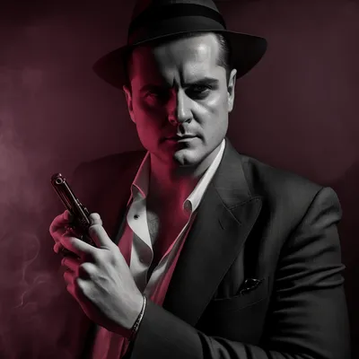 https://s.mj.run/4vK5mkcB_tw mafia boss, tommy gun, shooting, black and white photo, evil, --v 4