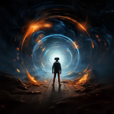 vr goggles portal to another universe --upbeta