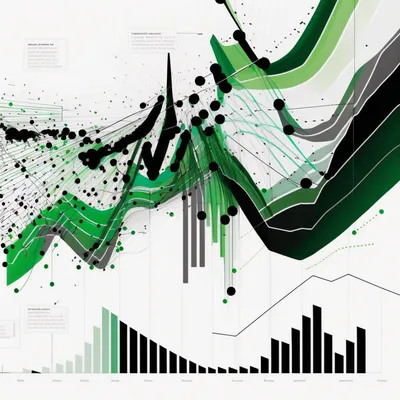 A curiously fast, interactive analytics & data visualization product for large datasets, visualization, black lines, whi