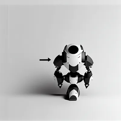 https://s.mj.run/LzxewtvfHBA black and white, simple shapes, robot, white background --upbeta